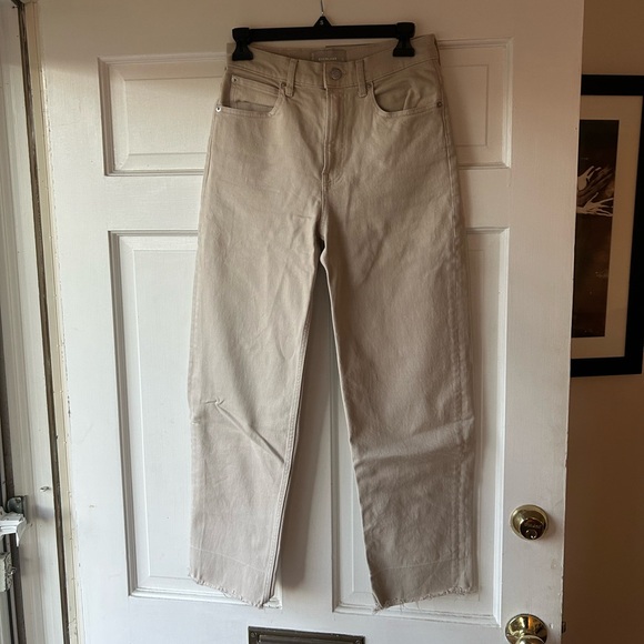 Everlane Way-High Jean in flax - Picture 4 of 7